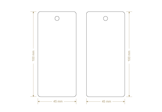 Kartonske etikete Model HT-M112