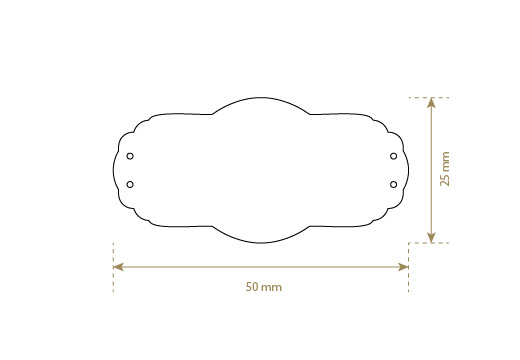Etikete od umjetne kože Model EP-M105