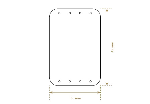 Etikete od umjetne kože Model EP-M106