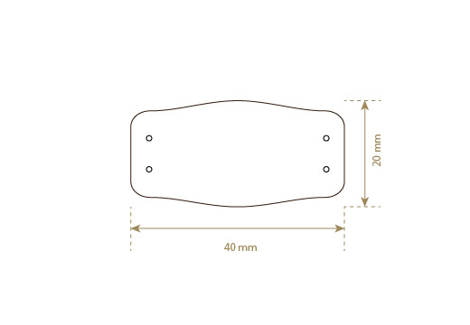 Etikete od umjetne kože Model EP-M114