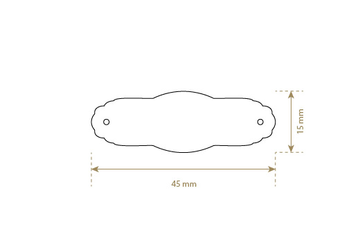 Etikete od prave kože Model EP-M15