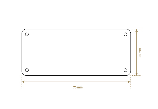 Etikete od umjetne kože Model EP-M164