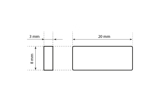 Plastične plombe za odjeću Model ST-M123