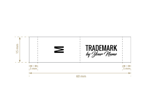 Tiskane tekstilne etikete Usual Style Model TL-M17