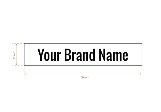 Tiskane tekstilne etikete Regular Style Model TL-M2