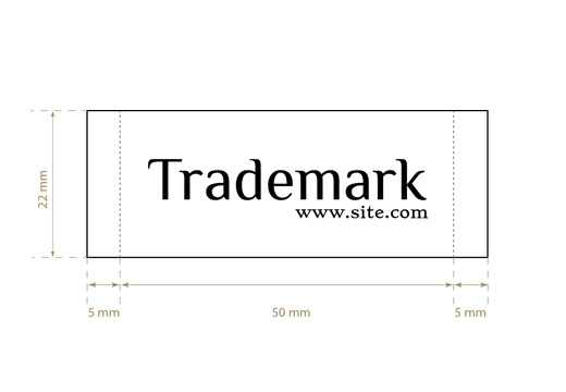 Tkane etikete Compact Style Model WL-M17