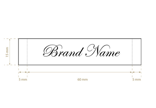 Tkane etikete Classic Style Model WL-M19