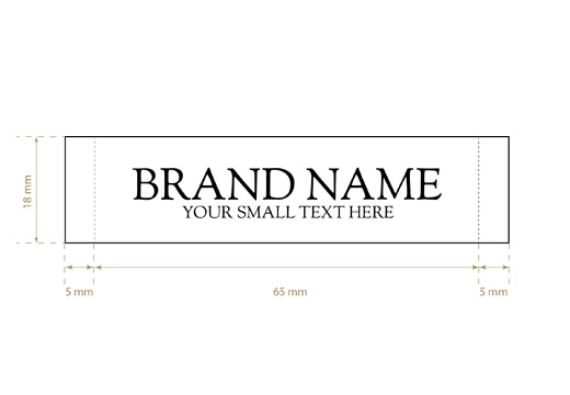 Tkane etikete Prim Style Model WL-M25