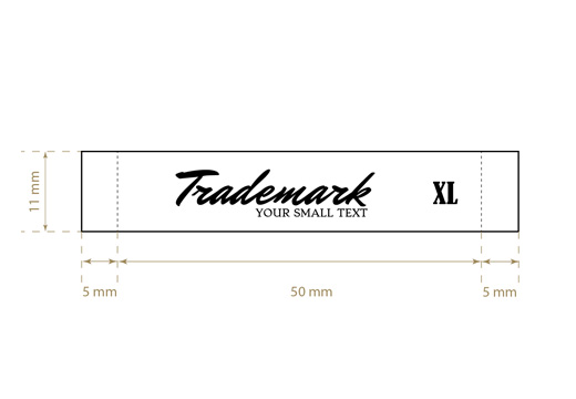 Tkane etikete Common Style Model WL-M27