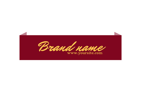 Tkane etikete Plain Style Model WL-M28