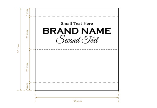 Tkane etikete Grand Style Model WL-M38