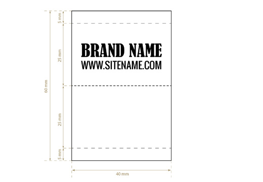 Tkane etikete Stately Style Model WL-M39