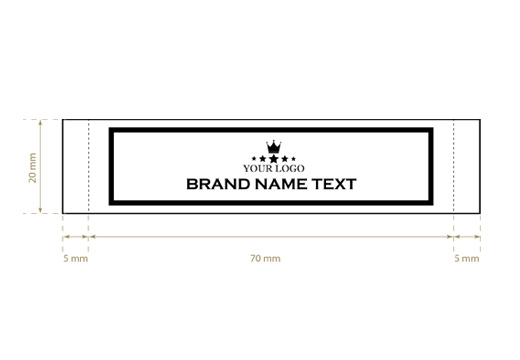 Tkane etikete Strong Style Model WL-M4