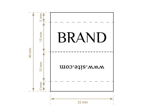 Tkane etikete Whim Style Model WL-M41