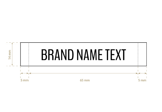 Tkane etikete Standard Style Model WL-M5