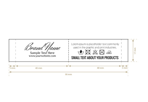 Tkane etikete Trade Style Model WL-M62