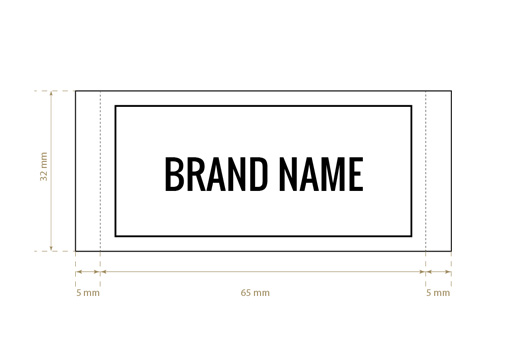 Tkane etikete Eager Style Model WL-M80