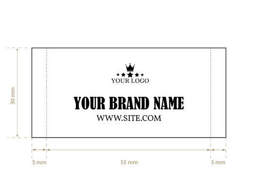 Tkane etikete Rich Style Model WL-M84