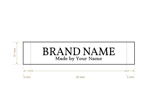 Tkane etikete Model WL-M89