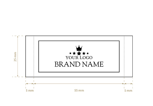 Tkane etikete Frank Style Model WL-M90
